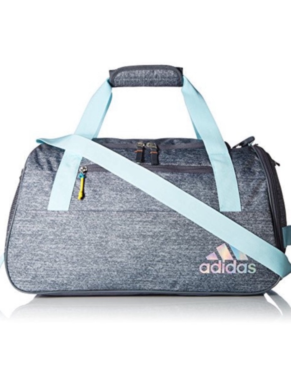 adidas Squad III Duffel Bag Duffel Bag Small Grey & Aqua Blue